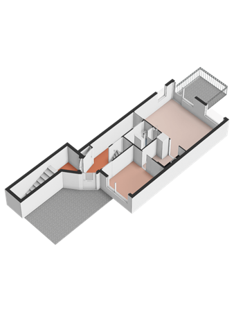 Floorplan - Prinses Irenestraat 28F, 3751 DJ Bunschoten-Spakenburg